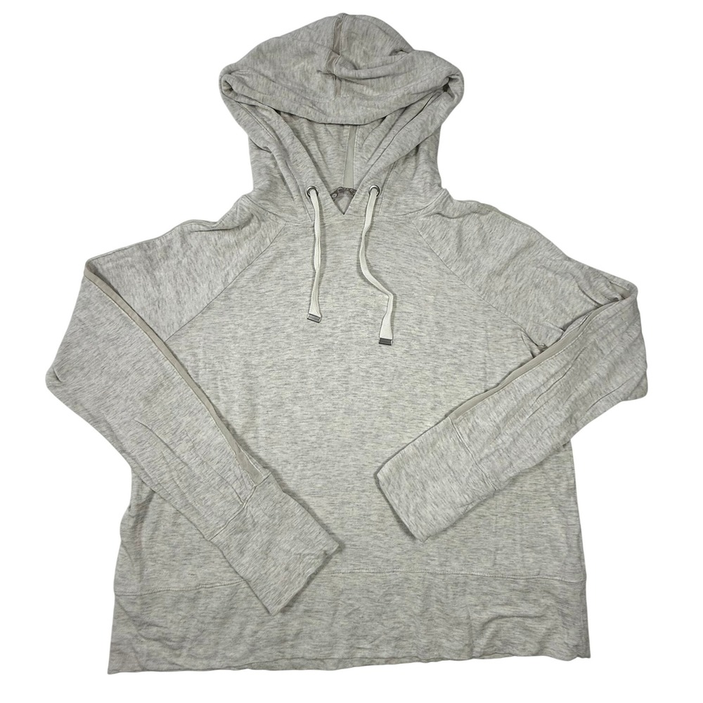 Athleta Open Hearted Hoodie Sweatshirt in Oatmeal Size M‎